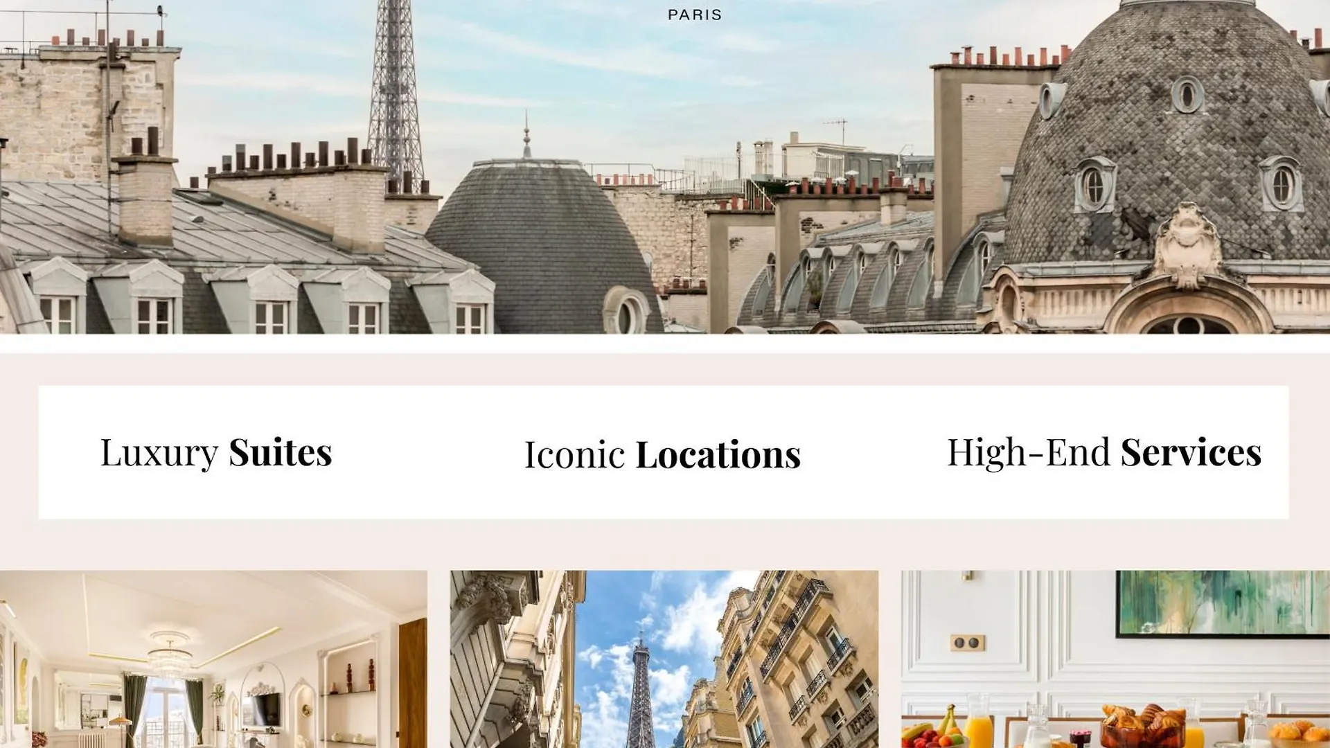 Apartament Merveil - Signature Suite - Tour Eiffel -Desaix II Paryż